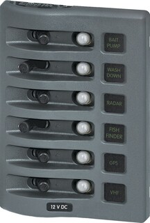 Foto 1 | Panel De Disyuntores Blue Sea Systems Weatherdeck 4376 12 V - Venta Internacional.