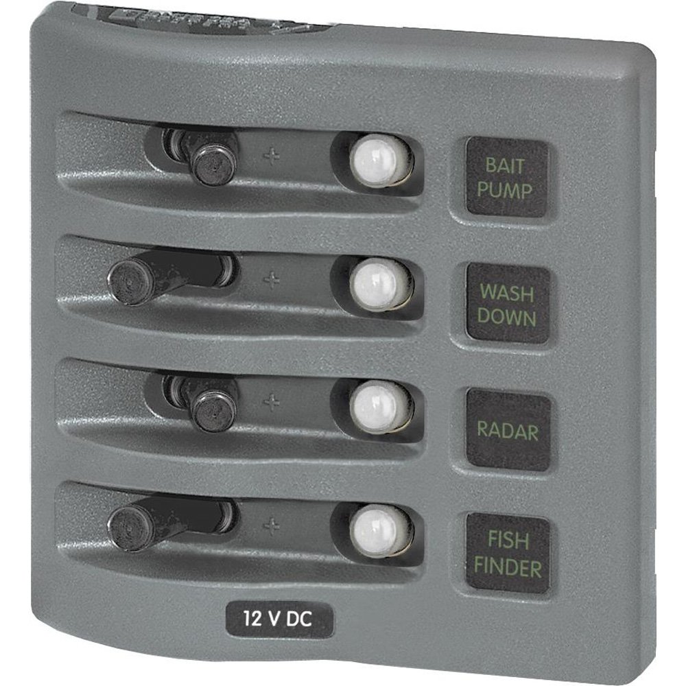 Foto 2 pulgar | Panel De Disyuntores Blue Sea Systems Weatherdeck 4374 12 V  - Venta Internacional.