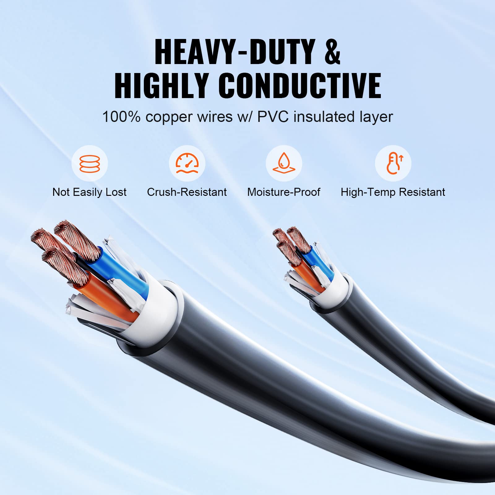 Foto 4 pulgar | Cable De Extensión Para Rv Vevor De 30 Amperios Y 50 Pies Con Nema Tt-30r Tt-30p - Venta Internacional.