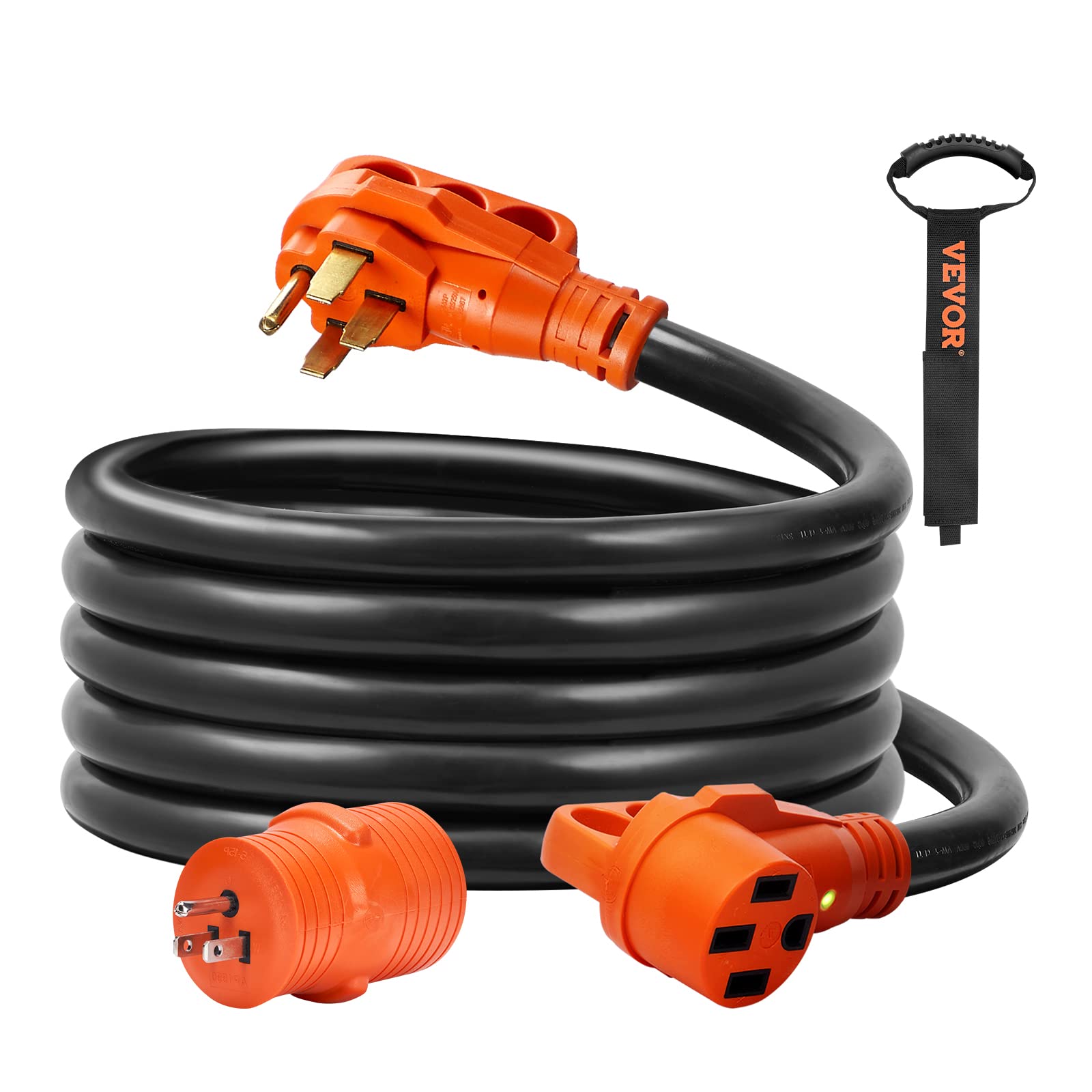 Foto 2 pulgar | Cable De Extensión Vevor Para Vehículos Recreativos, 50 Amperios, 15 Pies, Con Enchufe Nema 14-50r/f - Venta Intern