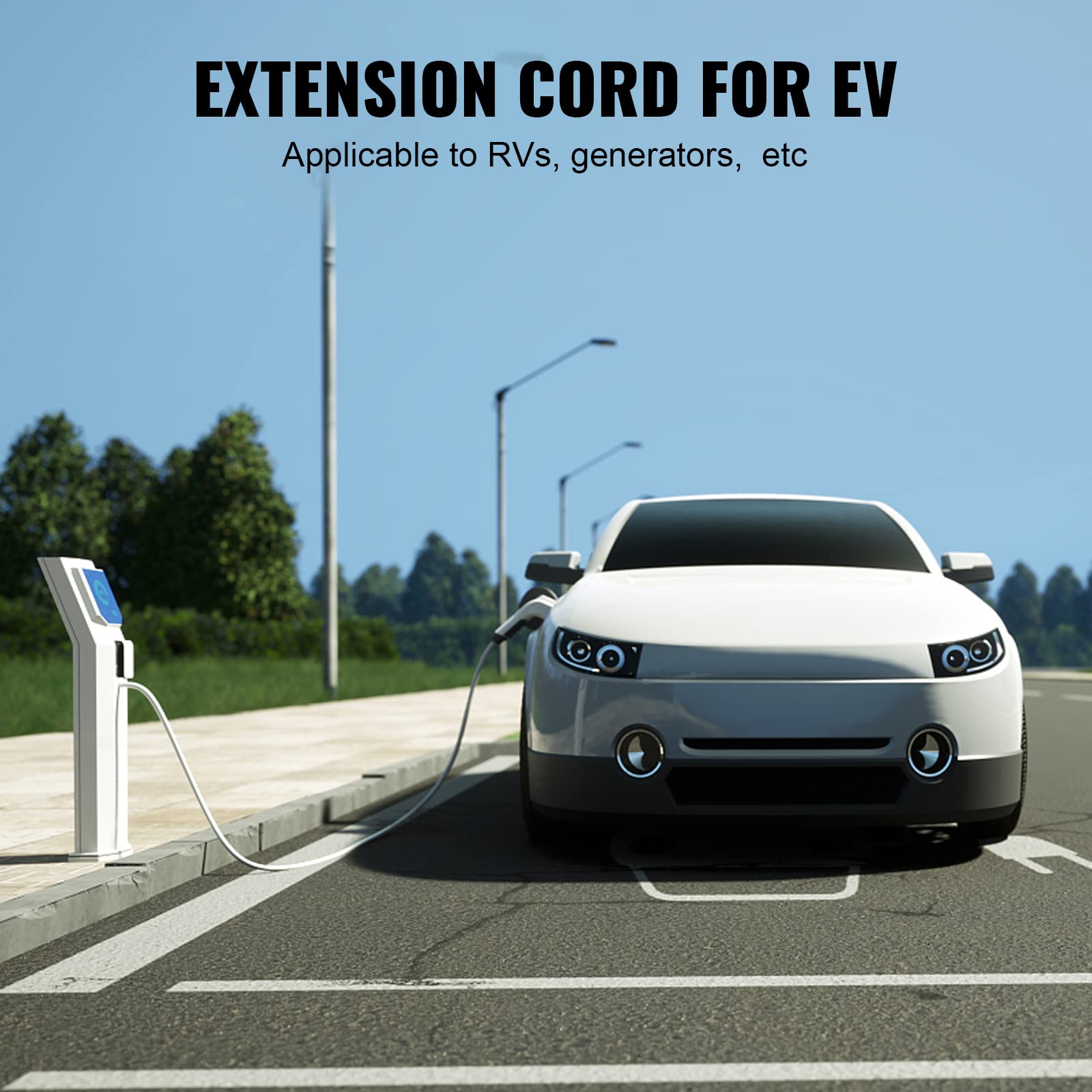 Foto 7 | Cable De Extensión Vevor Para Vehículos Recreativos, 50 Amperios, 15 Pies, Con Enchufe Nema 14-50r/f - Venta Intern