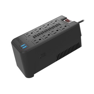 Foto 2 | Regulador Automatico De Voltaje Forza (fvr-1221usb), Color Negro, Capacidad De 1200va Y 600w