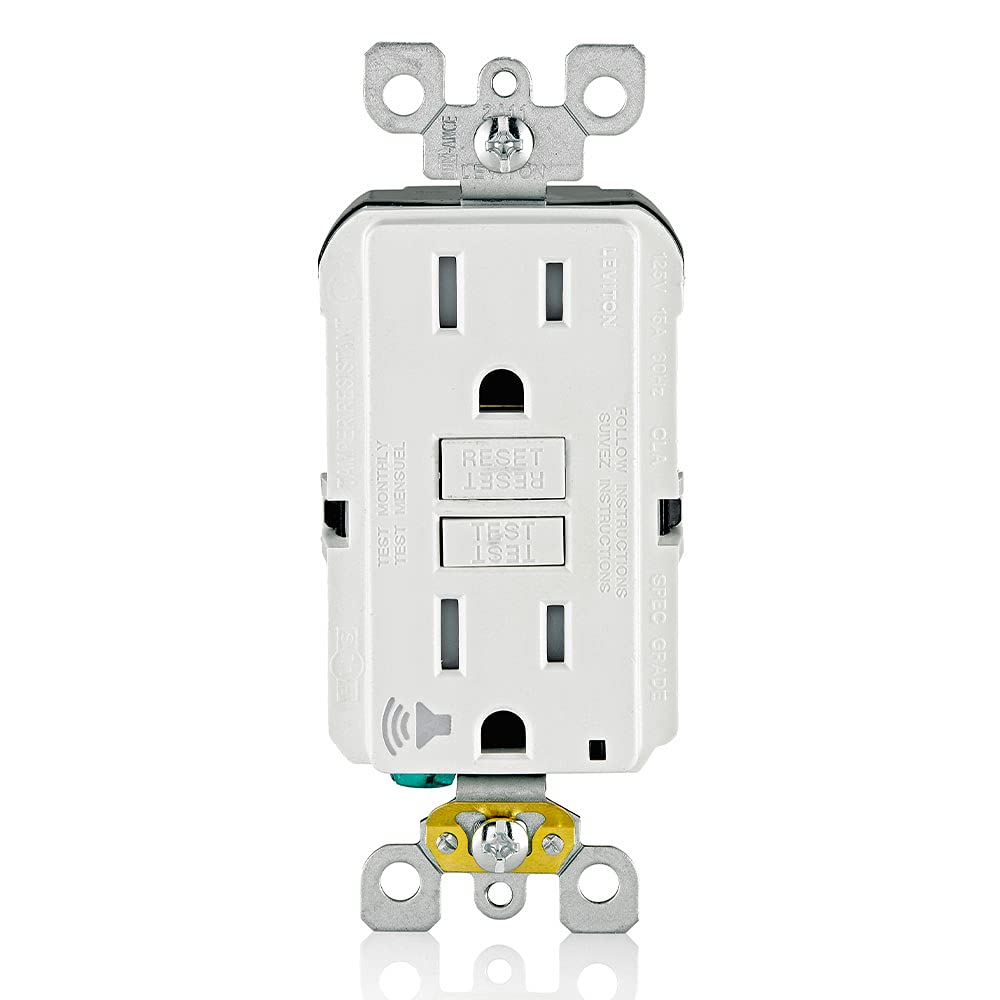 Foto 2 pulgar | Salida Gfci Leviton Gfta1-w De 15 A, Autocomprobación Con Alarma Acústica - Venta Internacional.
