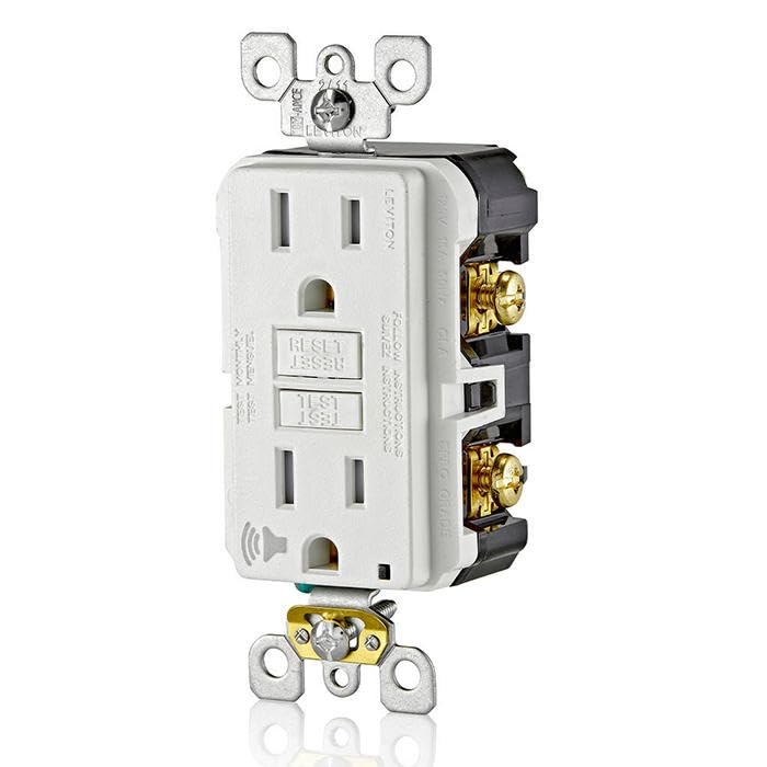 Foto 6 pulgar | Salida Gfci Leviton Gfta1-w De 15 A, Autocomprobación Con Alarma Acústica - Venta Internacional.