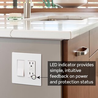 Foto 4 | Salida Gfci Leviton De 20 Amperios, Autocomprobación, Resistente A Manipulaciones, Marrón - Venta Internacional.