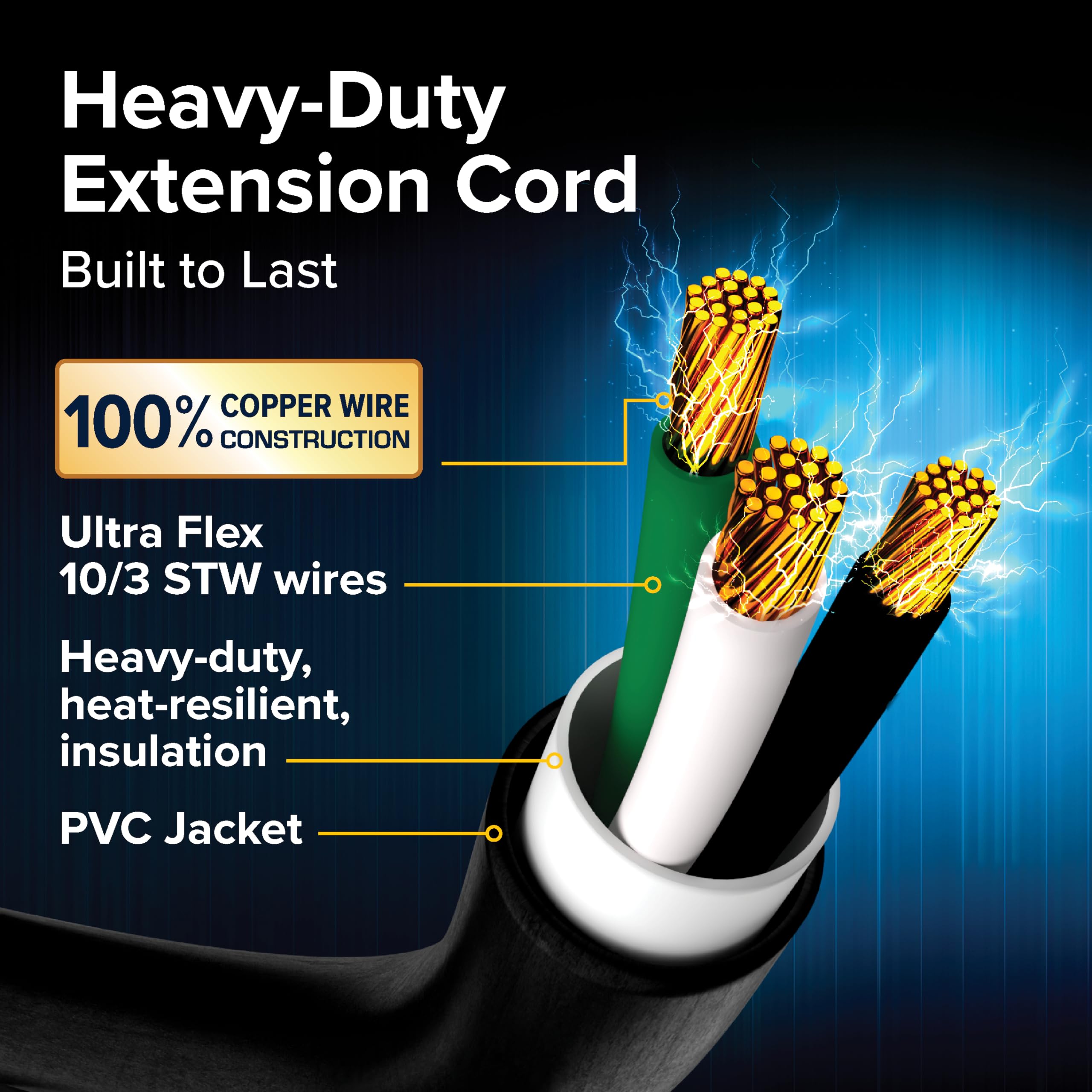 Foto 4 pulgar | Cable De Extensión Camco Power Grip 30 A 25 Pies Para Camper/rv 125 V - Venta Internacional.