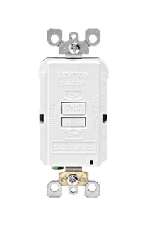 Foto 1 | Autotest Gfci Leviton Gfrbf-w De Blank Face, 20 A, Con Led Blanco - Venta Internacional.
