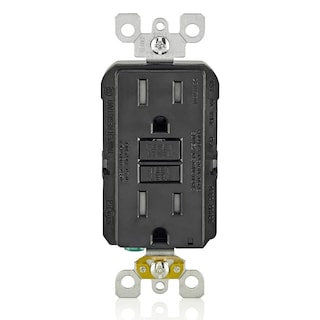 Foto 1 | Salida Gfci Leviton De 15 Amperios, Autocomprobación, Resistente A Manipulaciones, Color Negro - Venta Internacional.