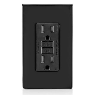 Foto 7 | Salida Gfci Leviton De 15 Amperios, Autocomprobación, Resistente A Manipulaciones, Color Negro - Venta Internacional.