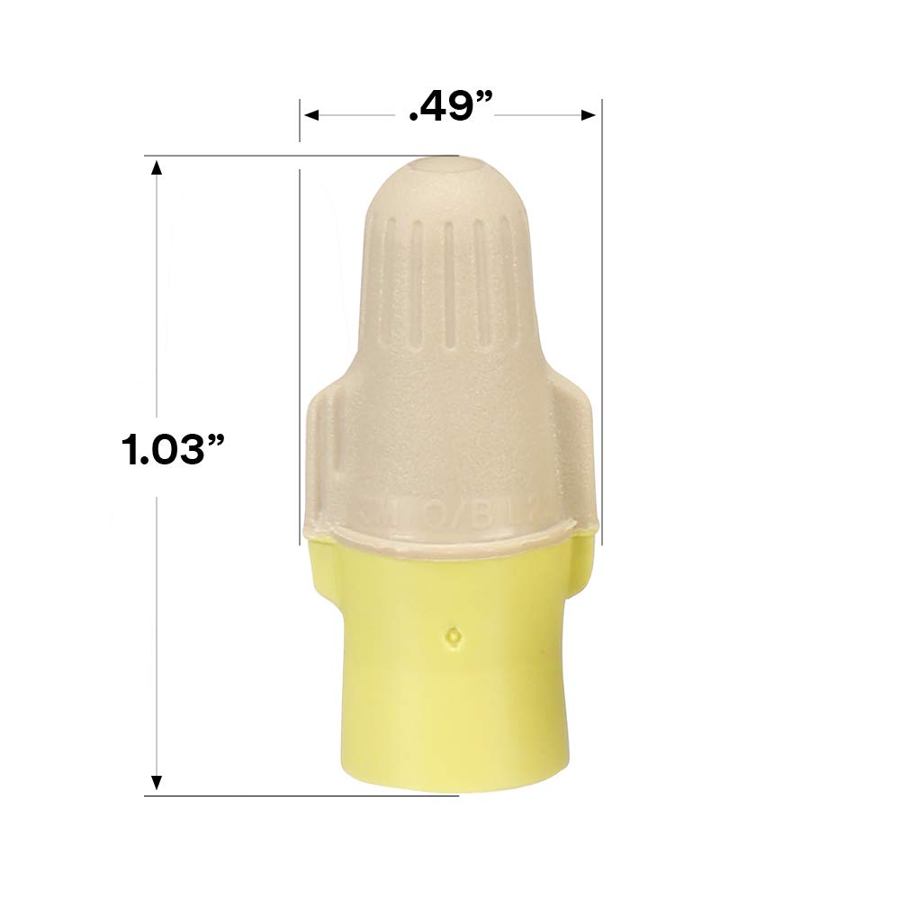 Foto 3 | Conector De Cables 3m Performance Plus T/y+jug Bronce/yellow 500u - Venta Internacional.