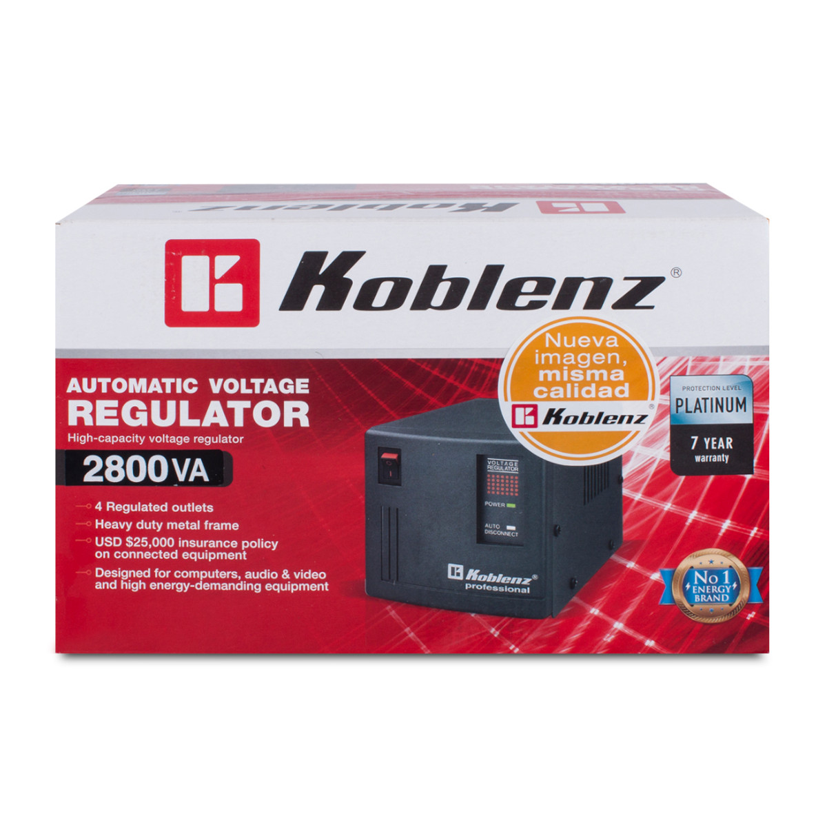Foto 4 | Regulador de Voltaje Koblenz 6 Contactos Regulados 120 V