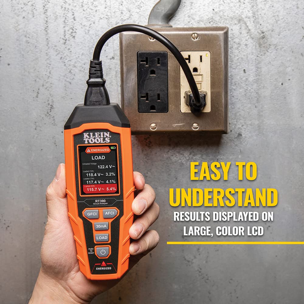 Foto 4 pulgar | Analizador De Circuitos Klein Tools Rt390 Con Comprobador Lcd, Gfci Y Afci - Venta Internacional.