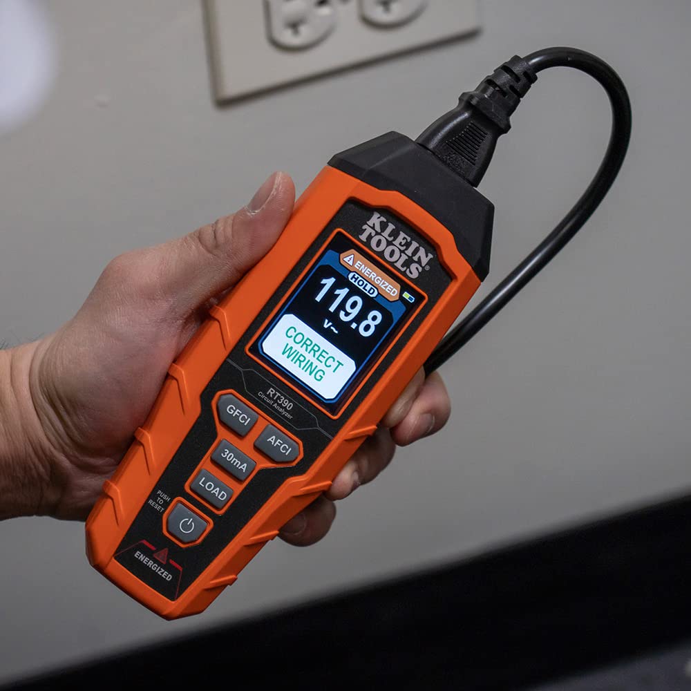 Foto 6 pulgar | Analizador De Circuitos Klein Tools Rt390 Con Comprobador Lcd, Gfci Y Afci - Venta Internacional.