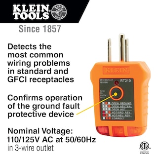 Foto 3 | Kit De Comprobador Outlet Klein Tools 80025 Con Comprobador Gfci Y Bolígrafo - Venta Internacional.