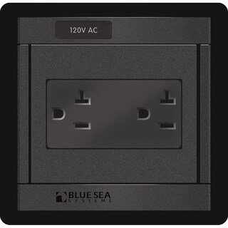 Foto 1 | Panel Blue Sea Systems 1479 360 Con Doble Toma De Corriente Alterna De 120 V - Venta Internacional.