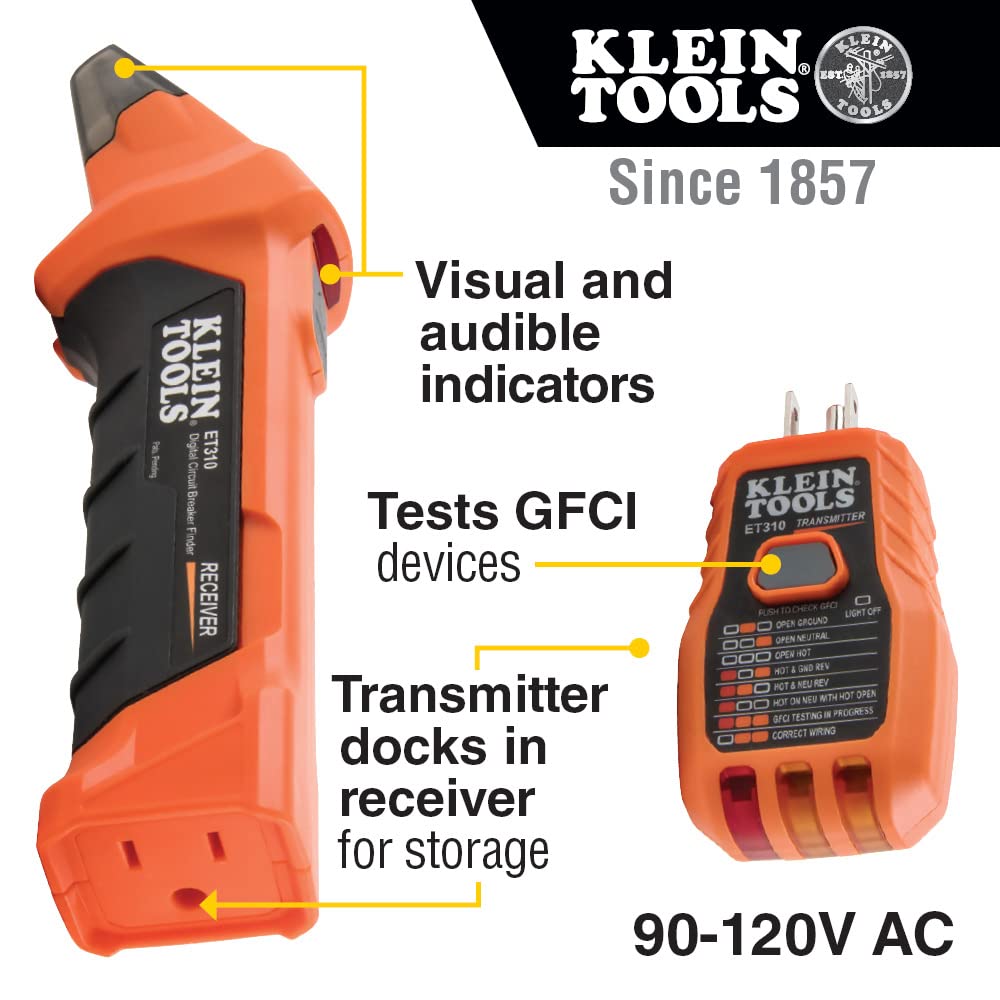 Foto 4 pulgar | Kit De Disyuntores Klein Tools 80064 Con Gfci Finder, 3 Unidades - Venta Internacional.
