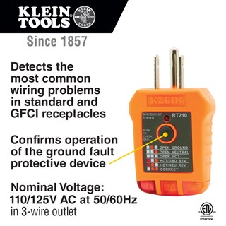 Foto 4 | Kit De Comprobador Klein Tools 80097 Gfci Outlet Test - Venta Internacional.