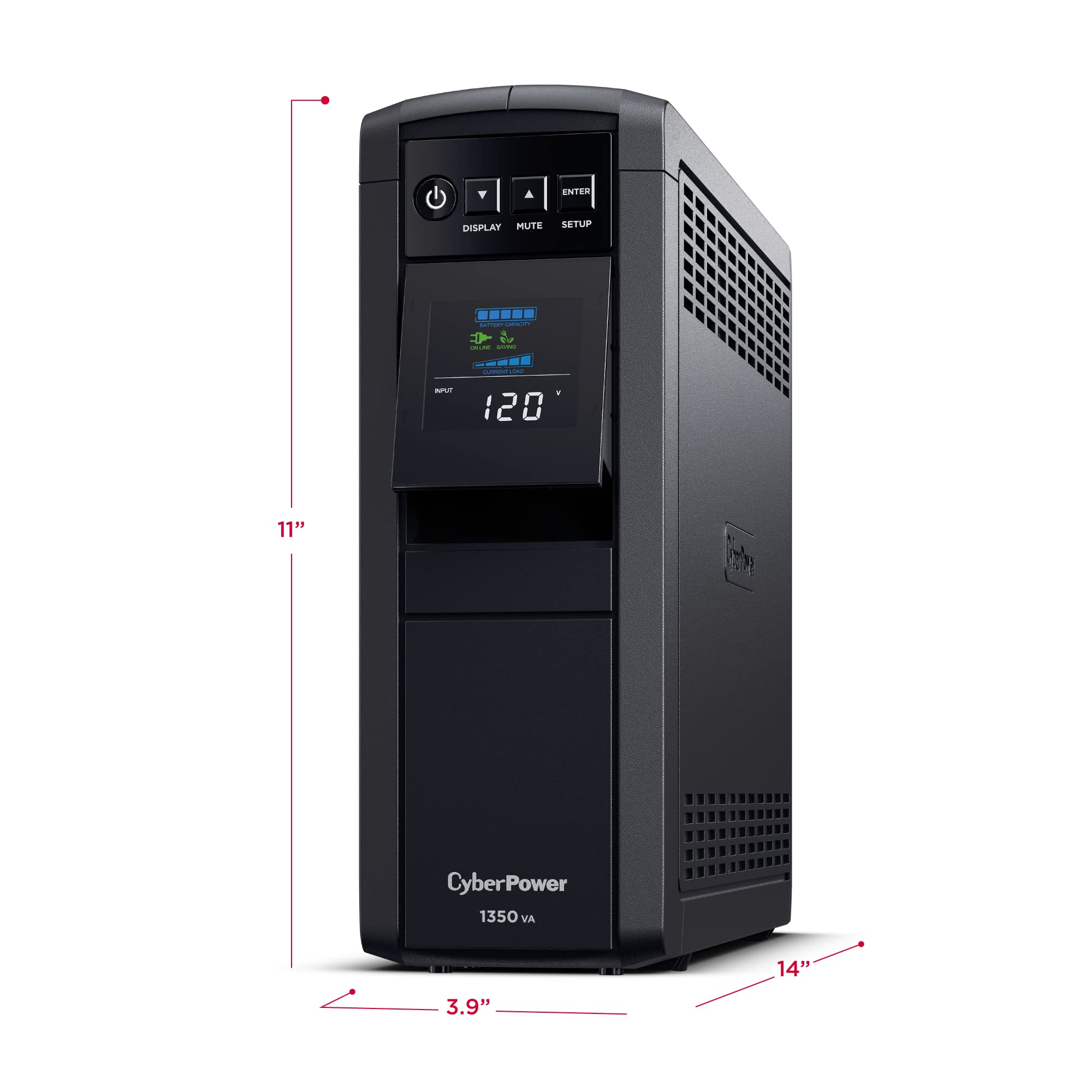 Foto 8 pulgar | Ups Cyberpower Cp1350pfclcd Pfc De Onda Sinusoidal 1350 Va/880 W - Venta Internacional.