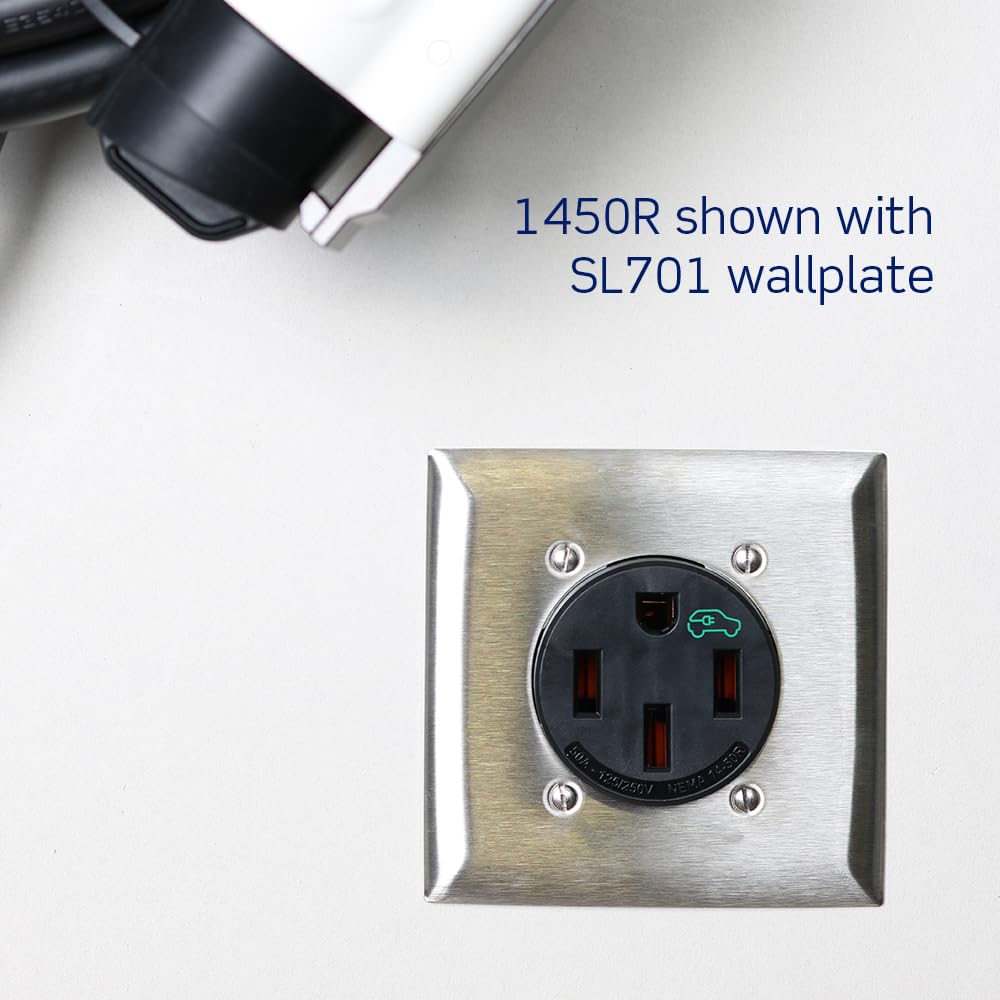 Foto 4 pulgar | Receptáculo De Carga Leviton 1450r, 50 Amperios, Vehículo Eléctrico Pesado, Negro - Venta Internacional.