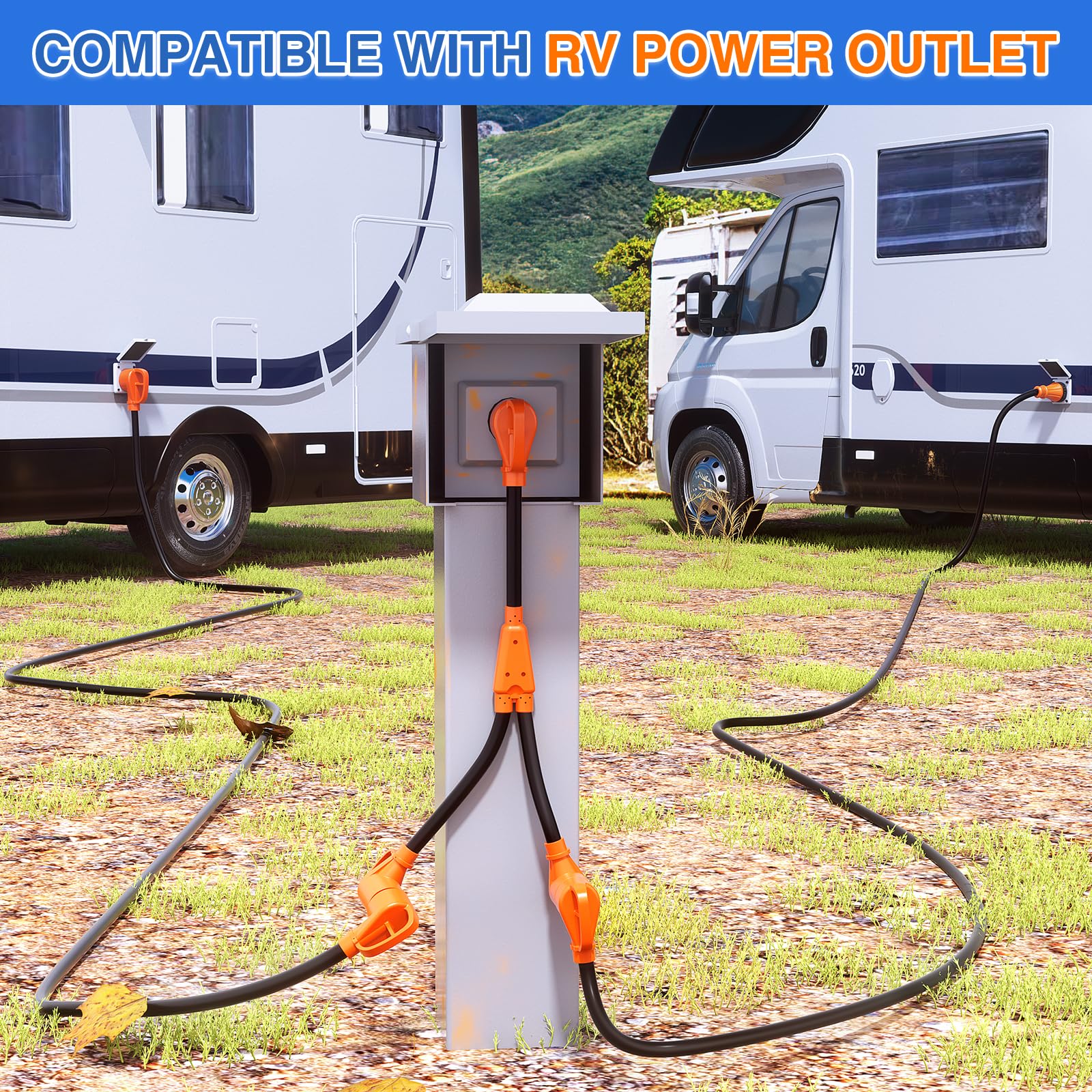 Foto 5 pulgar | Cable Adaptador Rv Y Splitter Nilight 30 A Con Cable 10 Awg - Venta Internacional.