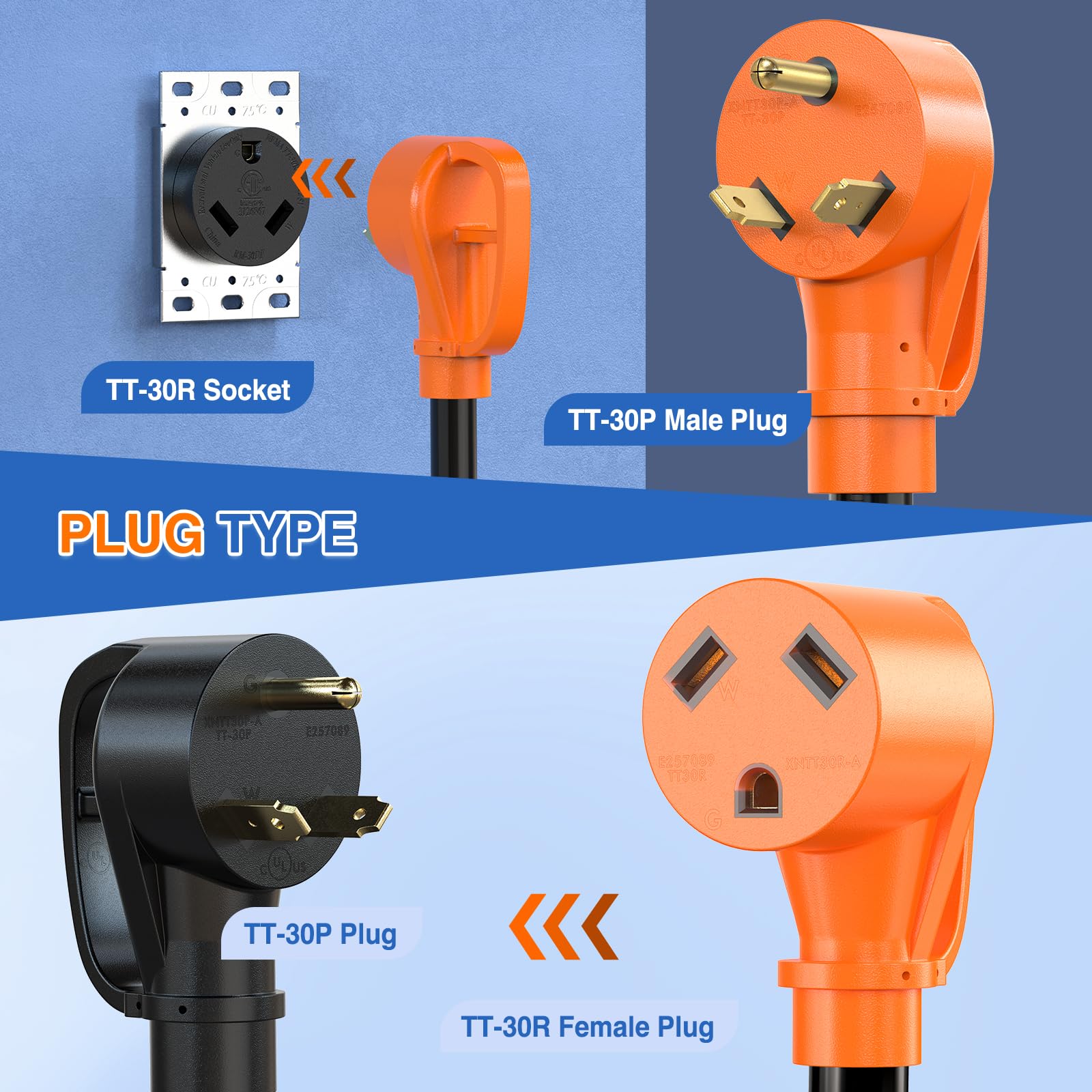 Foto 8 pulgar | Cable Adaptador Rv Y Splitter Nilight 30 A Con Cable 10 Awg - Venta Internacional.