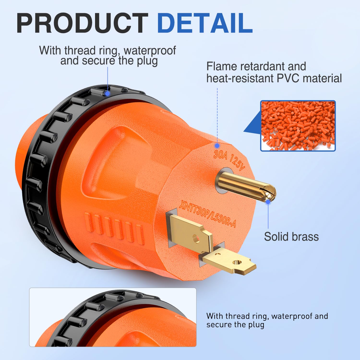 Foto 4 pulgar | Adaptador De Corriente Nilight 30a Rv Twist Lock Tt-30p A L5-30r - Venta Internacional.