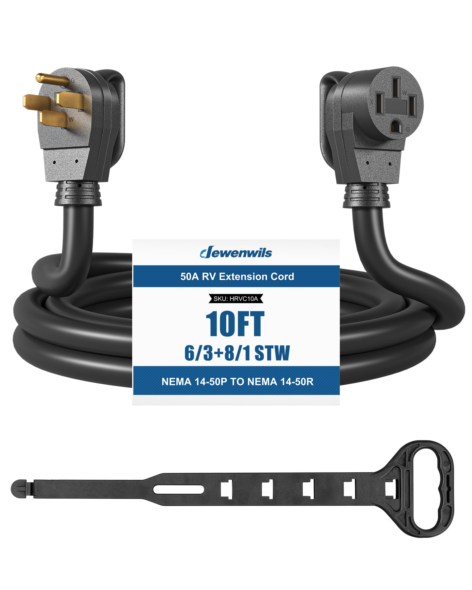 Foto 2 pulgar | Cable De Extensión Para Rv Dewenwils, 50 Amperios, 125/250 Vac, 12500 W, 3 M - Venta Internacional.