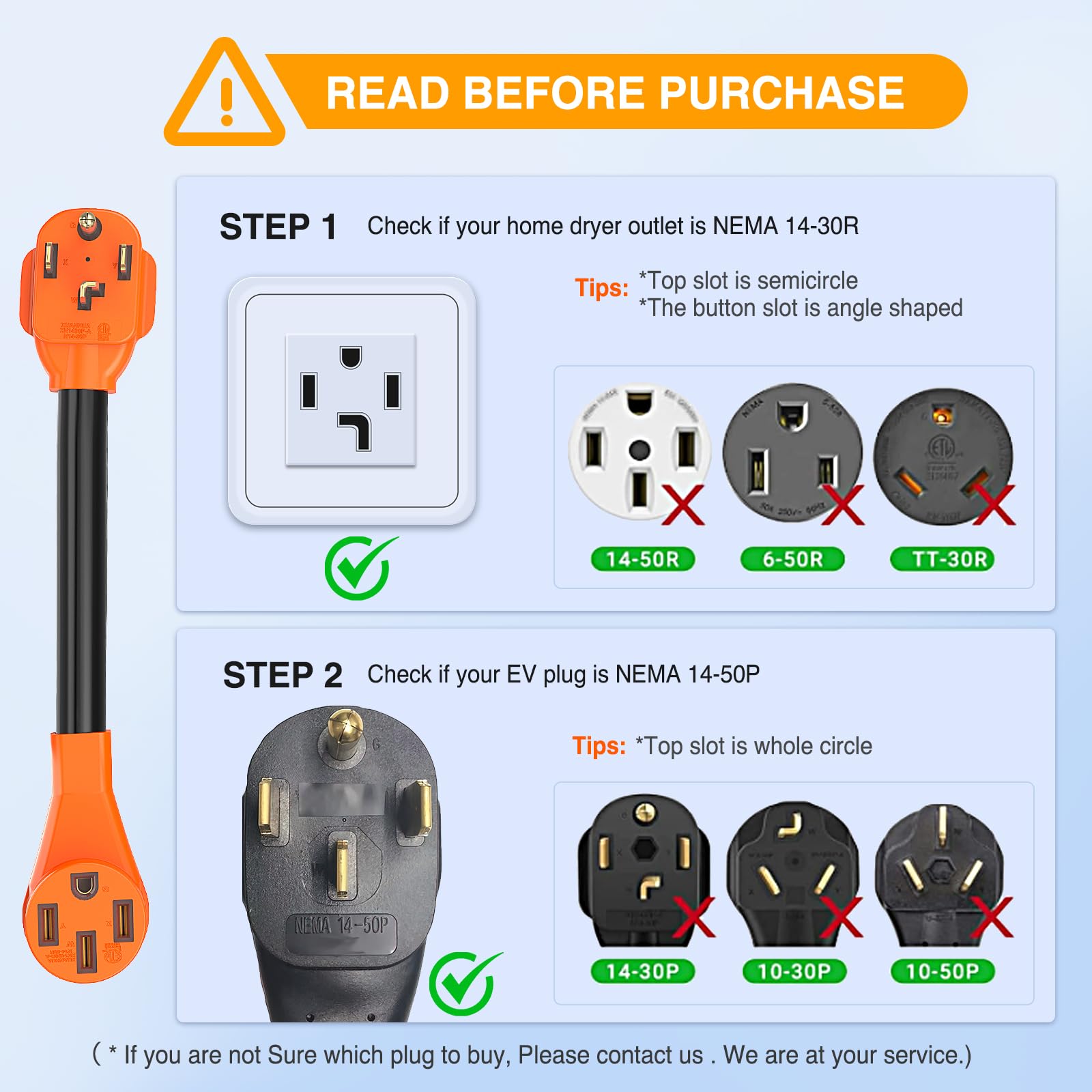 Foto 5 | Cable Adaptador De Cargador Ev Nilight De 30 A A 50 A, 4 Clavijas, 10 Awg - Venta Internacional.