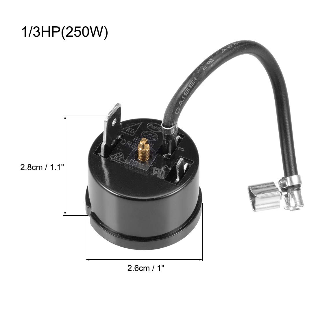 Foto 2 | Protector Térmico De Sobrecarga Uxcell Para Frigorífico 1/3hp 250w - Venta Internacional.