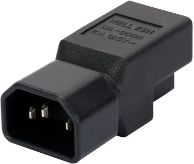Foto 1 | Adaptador De Corriente Toptekits Nema 5-15r A C14 Iec C14 Macho - Venta Internacional.