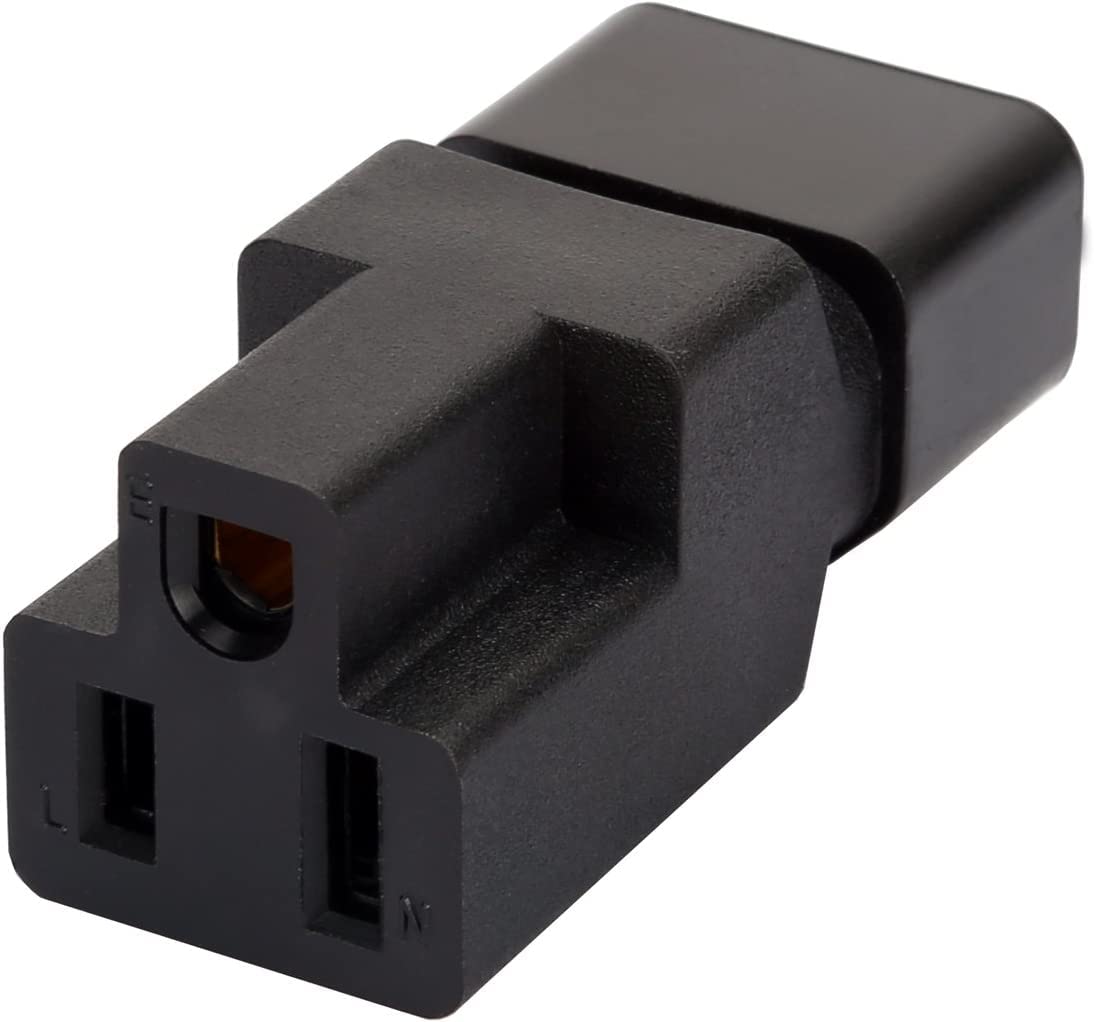 Foto 3 pulgar | Adaptador De Corriente Toptekits Nema 5-15r A C14 Iec C14 Macho - Venta Internacional.