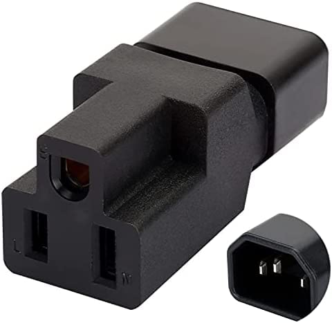 Foto 6 pulgar | Adaptador De Corriente Toptekits Nema 5-15r A C14 Iec C14 Macho - Venta Internacional.