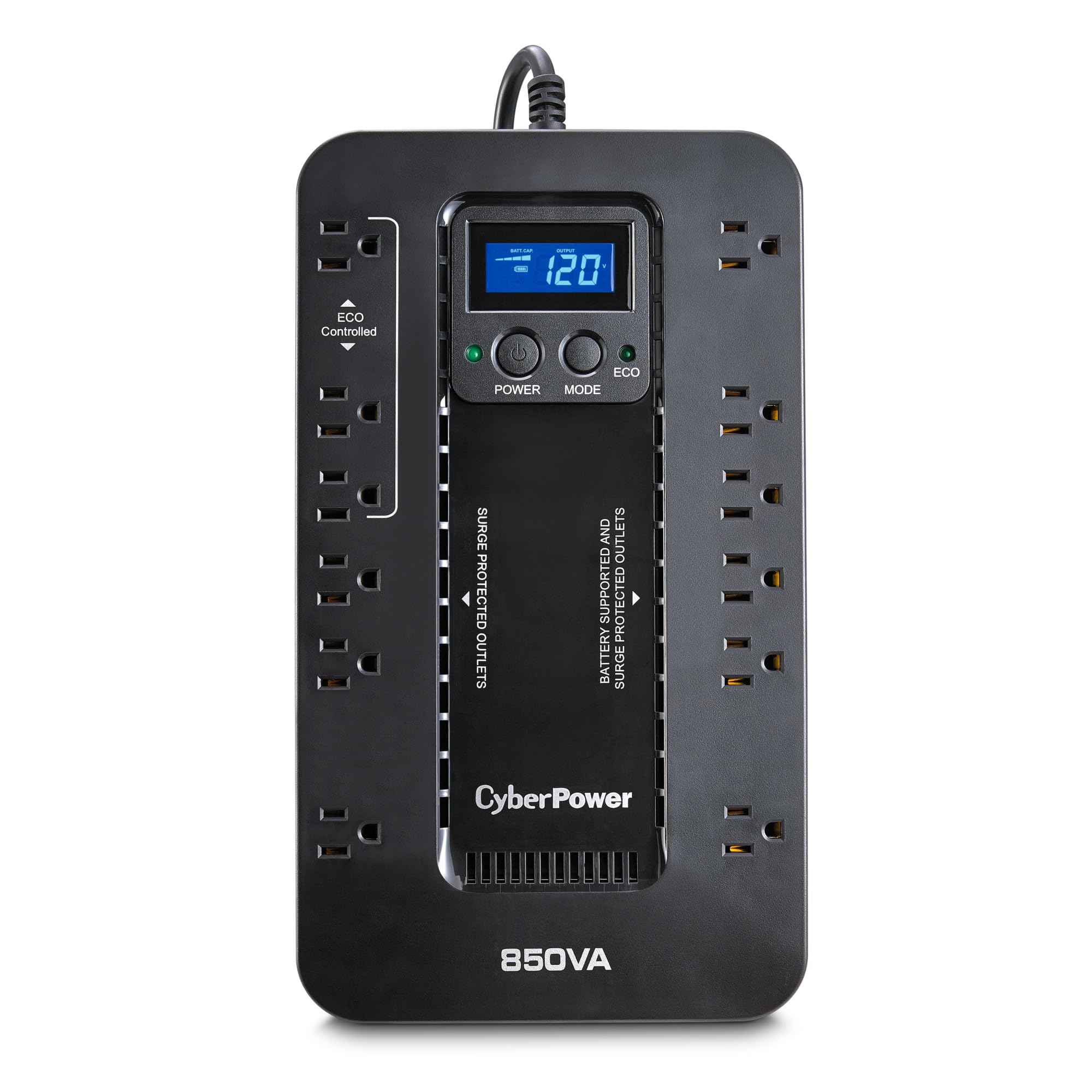 Foto 3 pulgar | Batería De Respaldo Y Protector Contra Sobretensiones Ups 850va Cyberpower Ec850lcd - Venta Internacional.