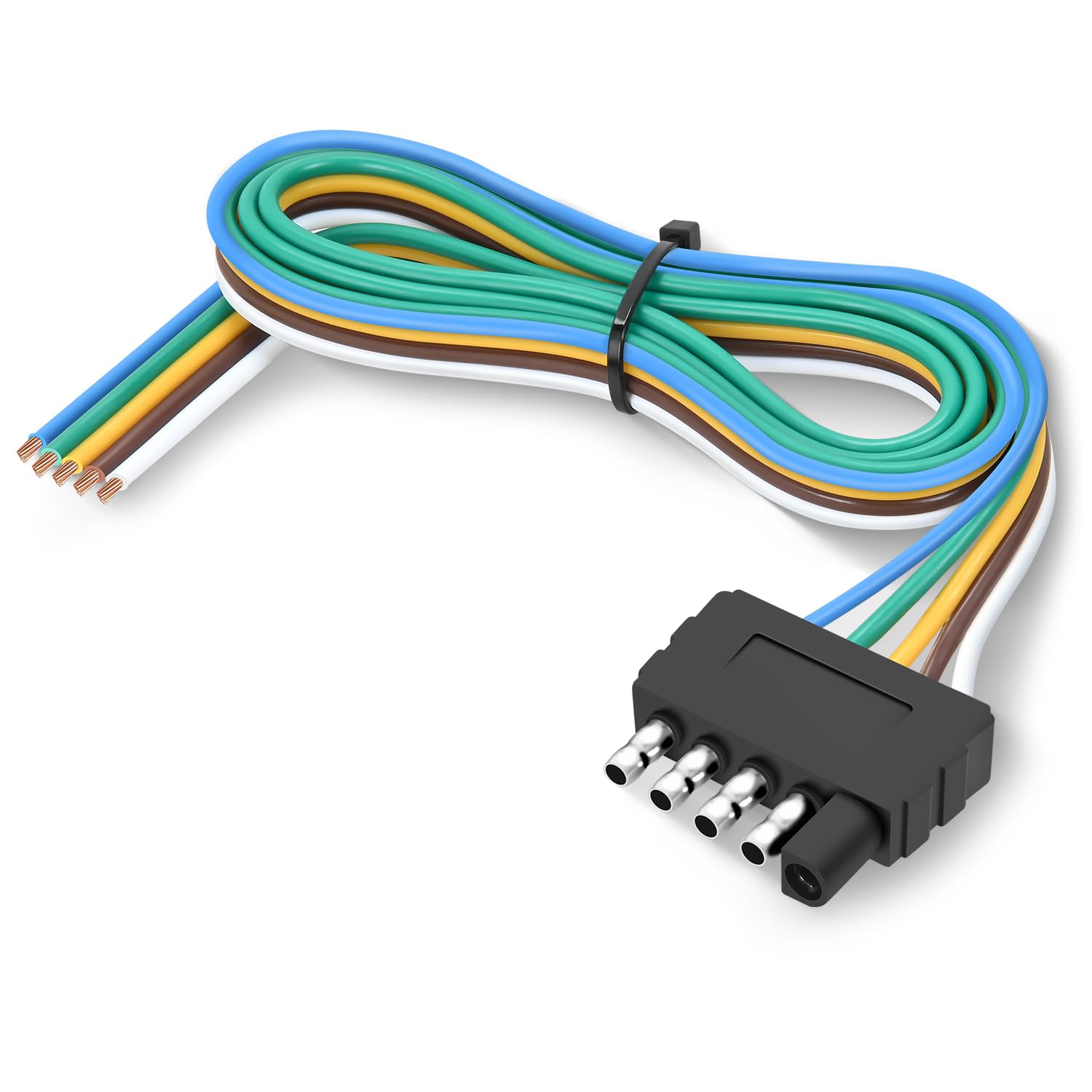 Foto 2 pulgar | Conector De Extremo De Remolque Nilight De 5 Vías, 56 Cm, 5 Pines - Venta Internacional.