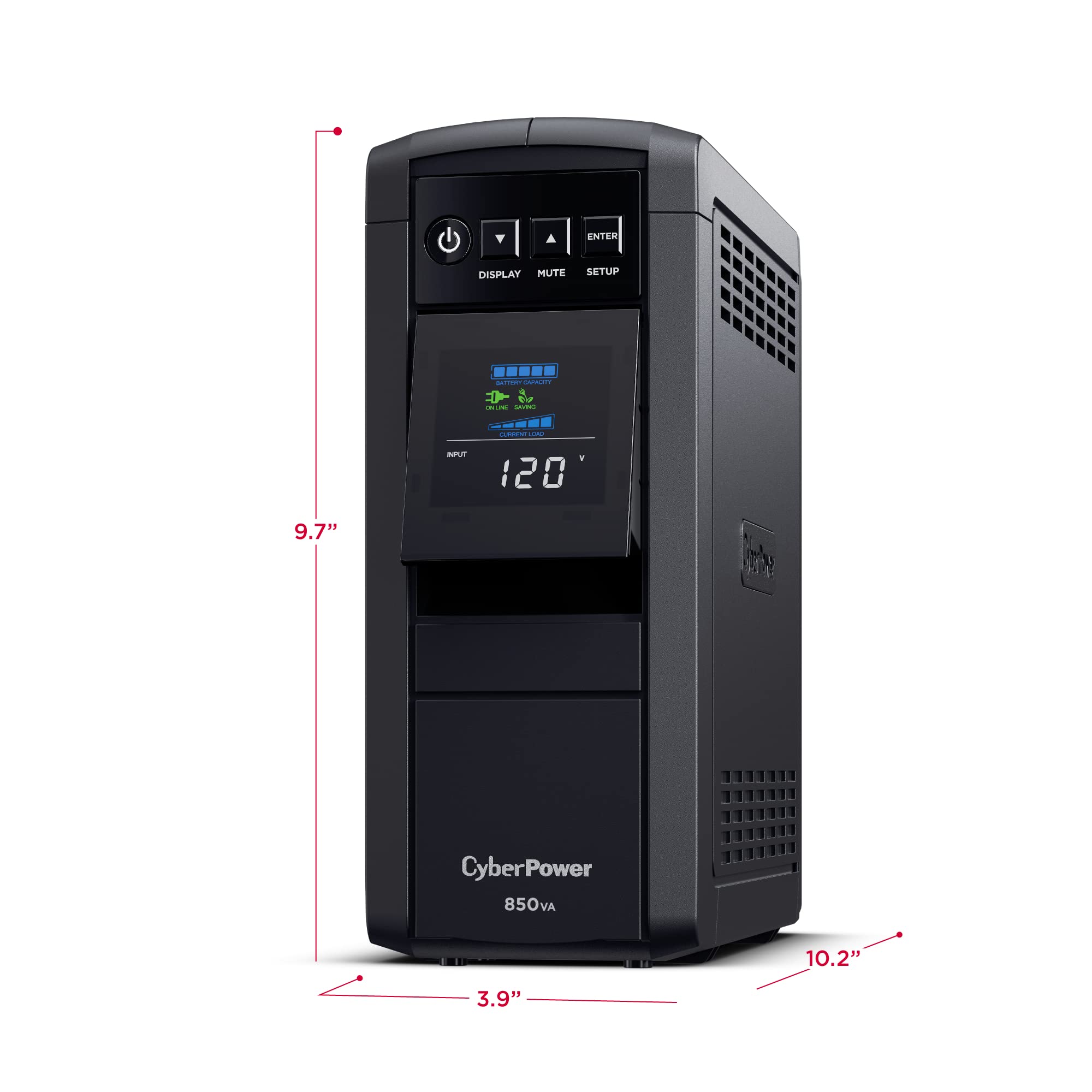 Foto 8 pulgar | Ups Cyberpower Cp850pfclcd Pfc Sinewave 850 Va/510 W, 10 Enchufes - Venta Internacional.
