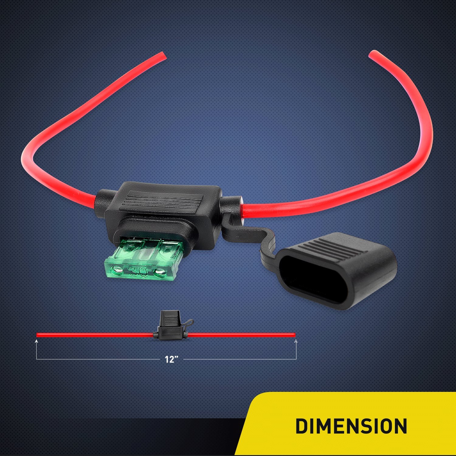 Foto 3 pulgar | Soporte De Fusibles Nilight Ni-fh01, 14 Awg, Arnés De Cableado 30 A, Paquete De 10 - Venta Internacional.