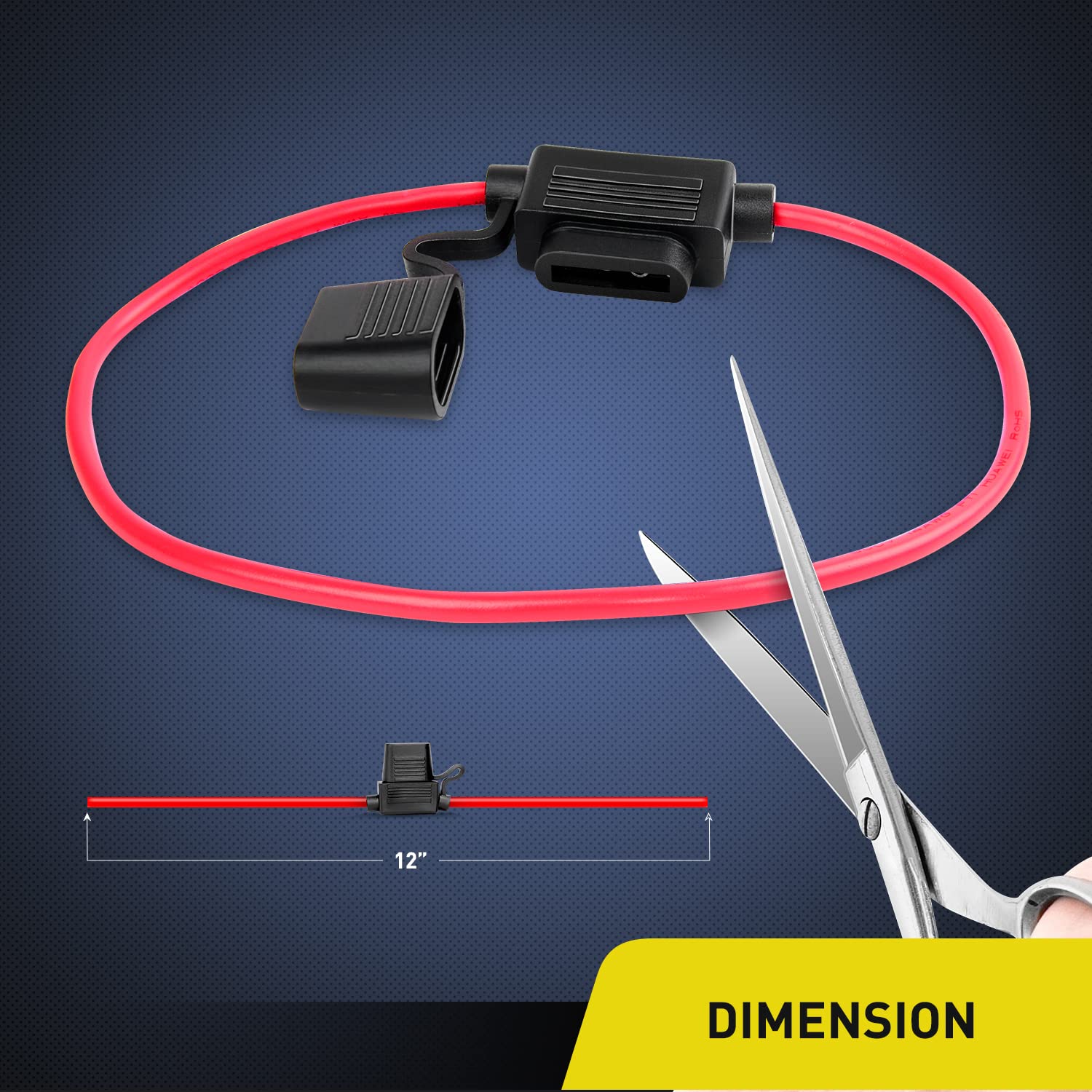 Foto 4 pulgar | Soporte De Fusibles Nilight Ni-fh01, 14 Awg, Arnés De Cableado 30 A, Paquete De 10 - Venta Internacional.