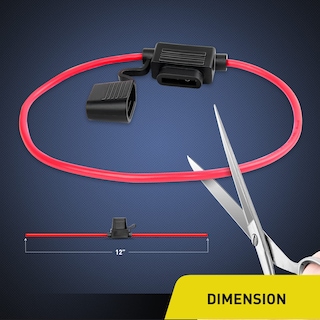Foto 3 | Soporte De Fusibles Nilight Ni-fh01, 14 Awg, Arnés De Cableado 30 A, Paquete De 10 - Venta Internacional.