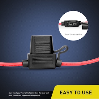 Foto 4 | Soporte De Fusibles Nilight Ni-fh01, 14 Awg, Arnés De Cableado 30 A, Paquete De 10 - Venta Internacional.