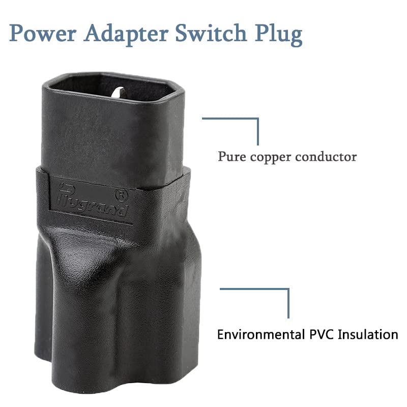 Foto 6 pulgar | Adaptador De Corriente Toptekits C14 15a A T Blade 20a 125v - Venta Internacional.