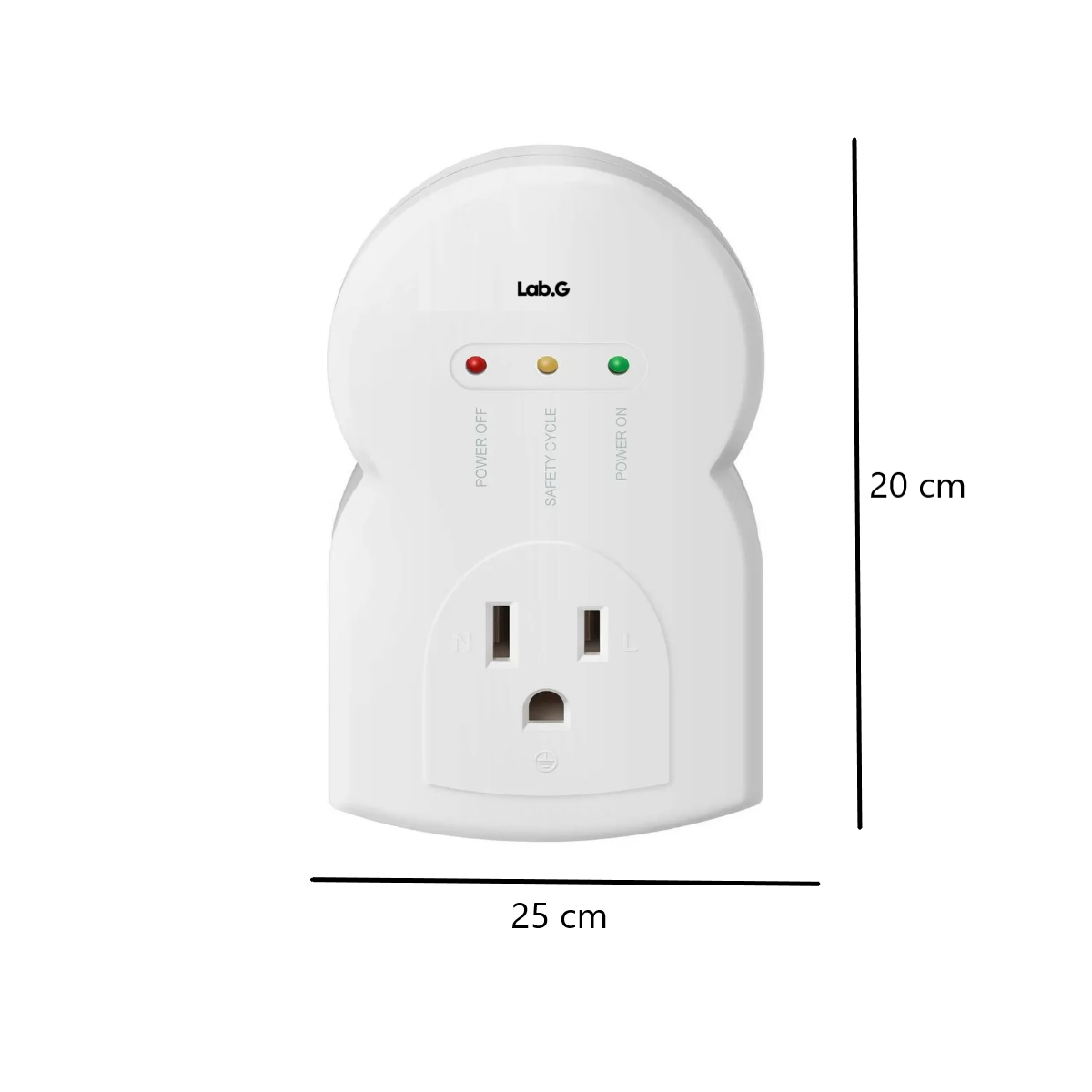 Foto 4 pulgar | Protector Voltaje Refrigerador Lavadora 3600w 920-010 Steren Lab.g Color Blanco