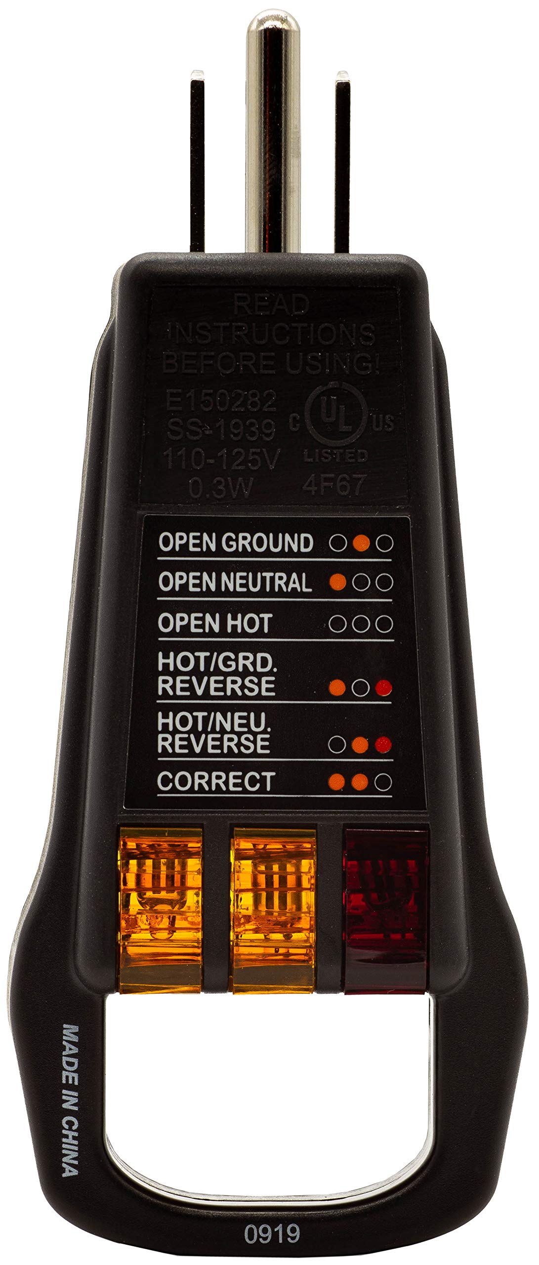 Foto 6 pulgar | Comprobador De Salidas/receptáculos Gfci Triplett Et100 Con 5 Indicadores - Venta Internacional.