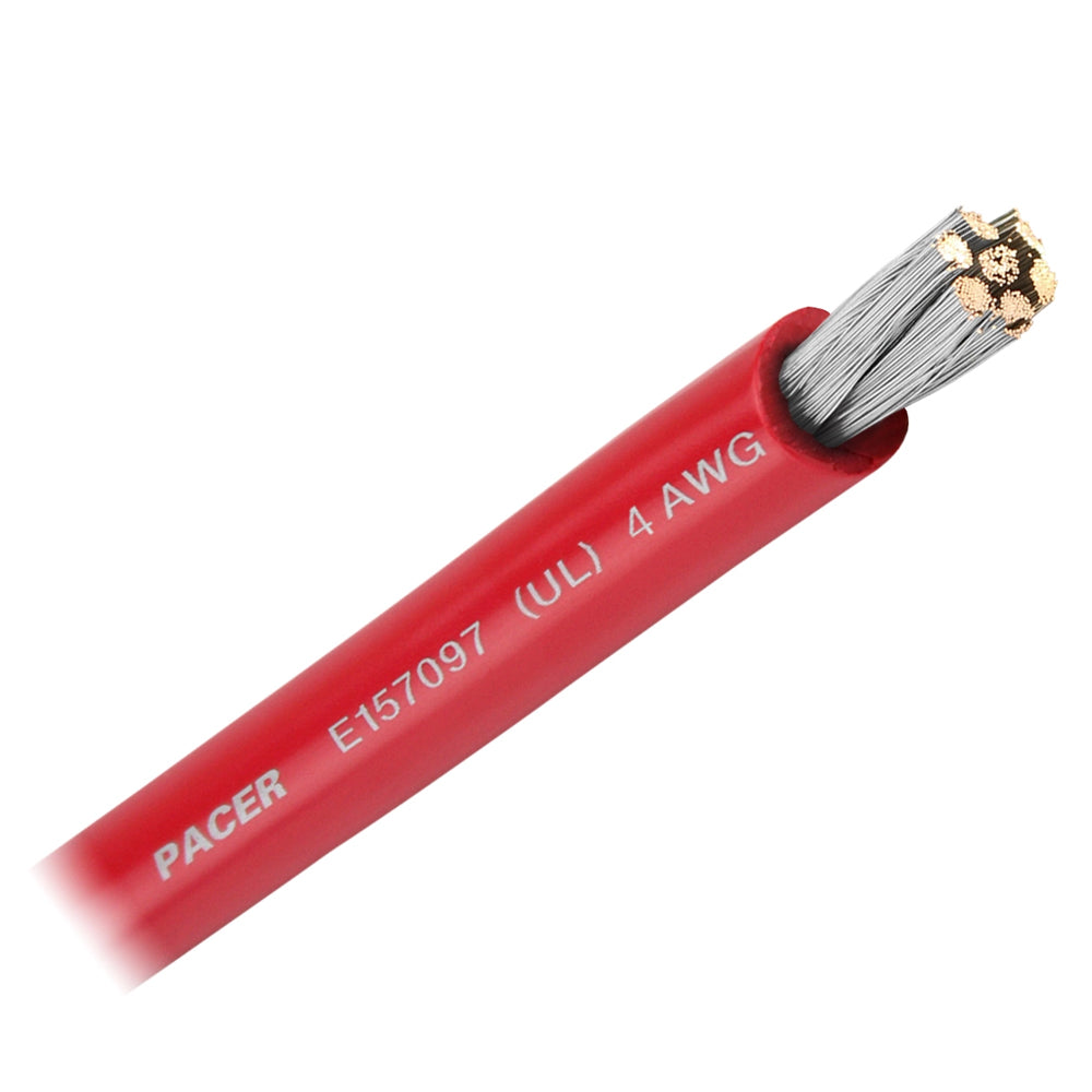 Foto 1 | Cable De Batería Pacer Rojo 4 Awg [wul4rd-ft] Vendido Por Pie - Venta Internacional.
