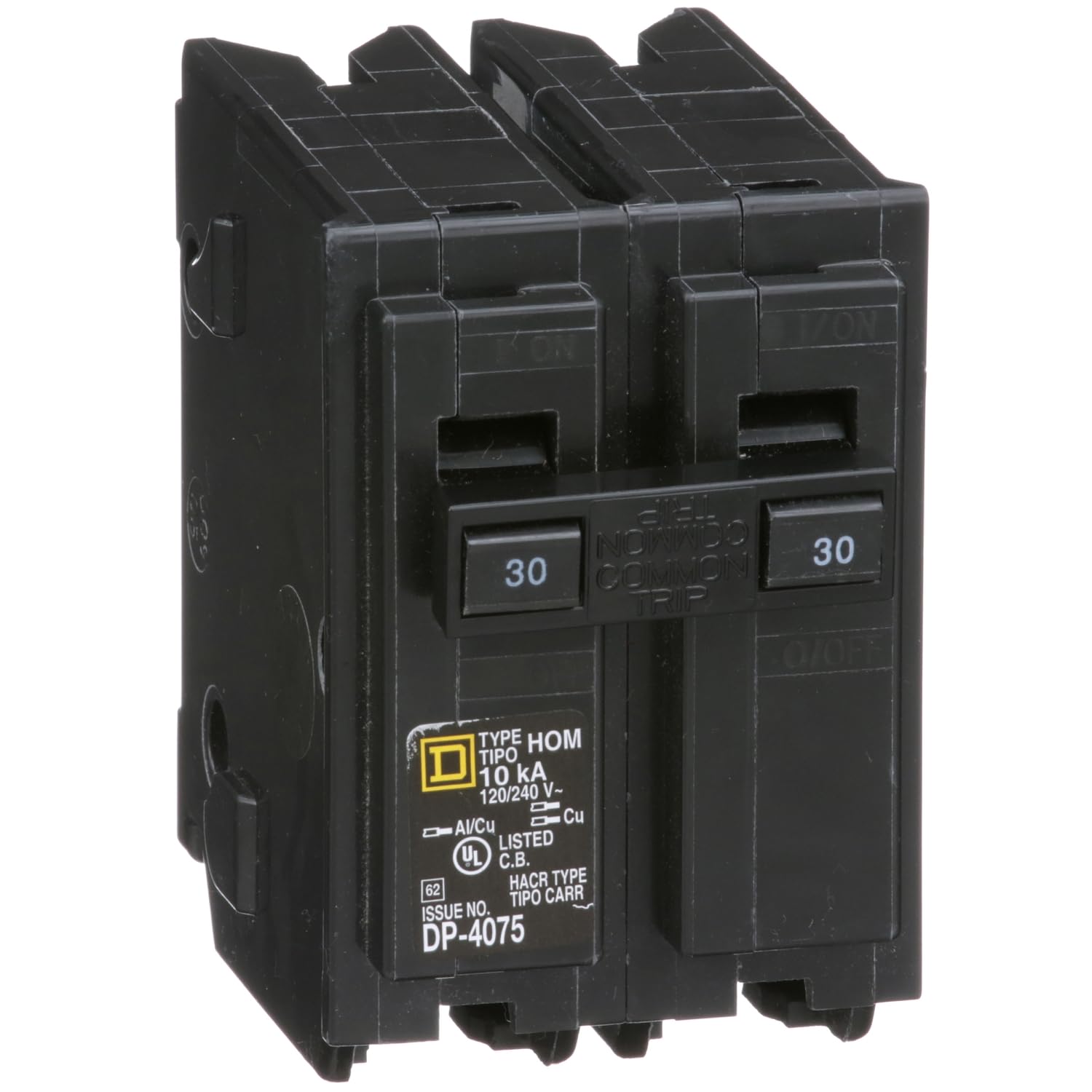 Foto 2 pulgar | Disyuntor Square D Homeline 30a Surge  2 Polos  120/240 V - Venta Internacional.