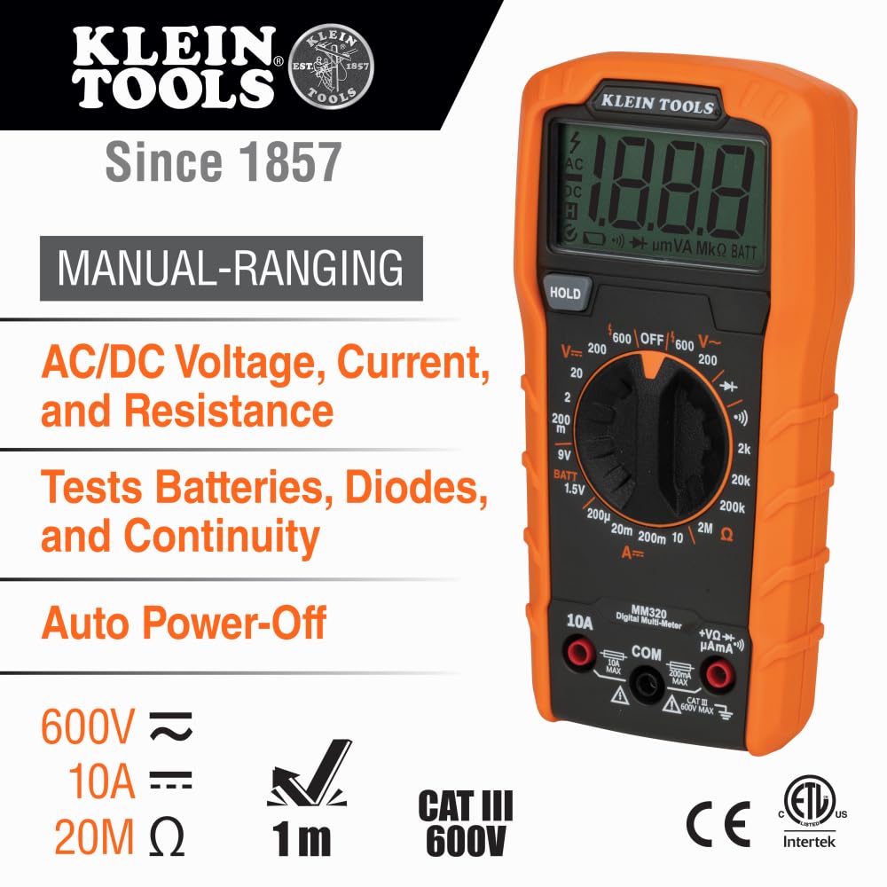 Foto 2 | Kit De Búsqueda De Disyuntores Klein Tools 80101 Con Multímetro - Venta Internacional.