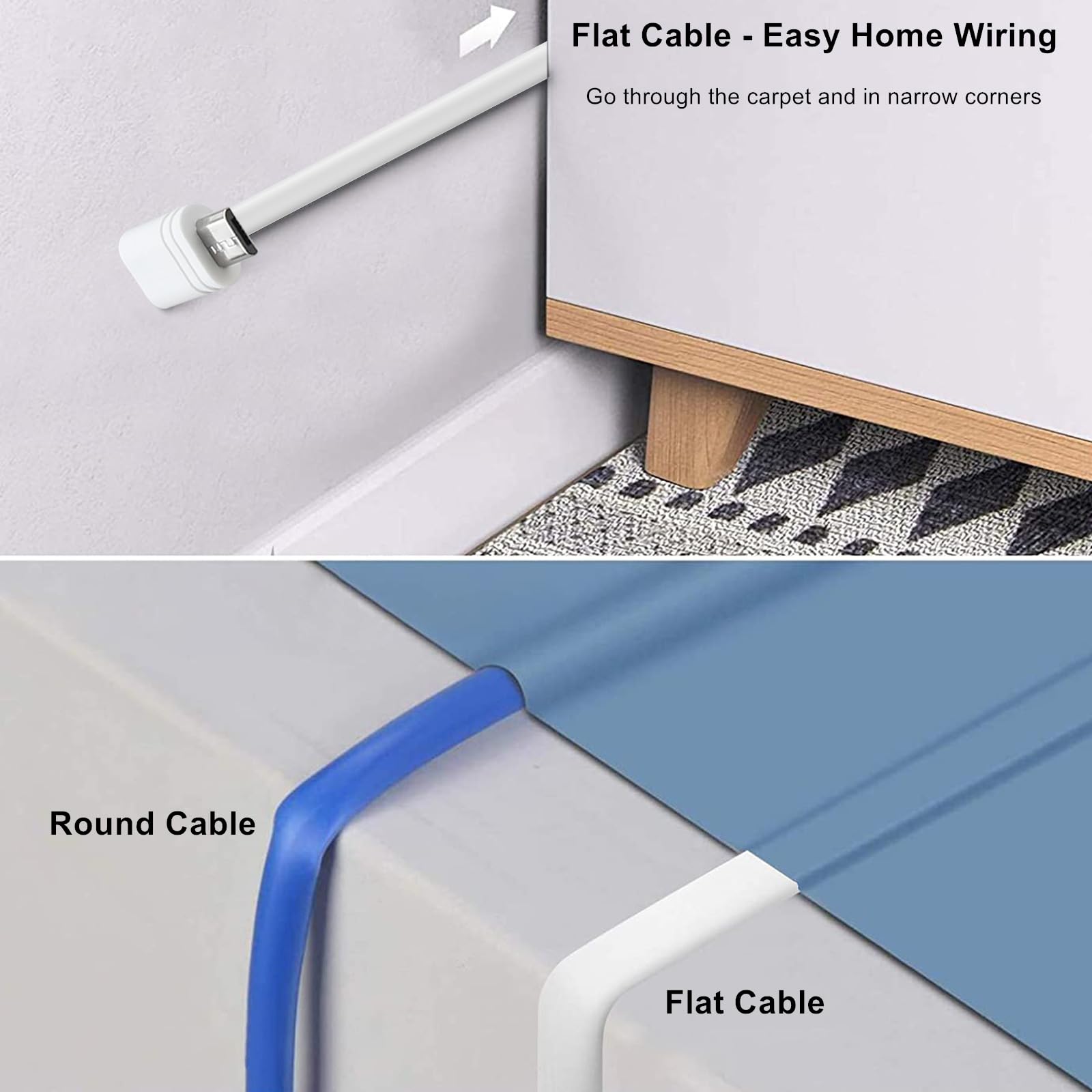 Foto 5 | Cable De Extensión De Alimentación Weishan De 15 M Compatible Con Wyze Cam Pan V3 - Venta Internacional.