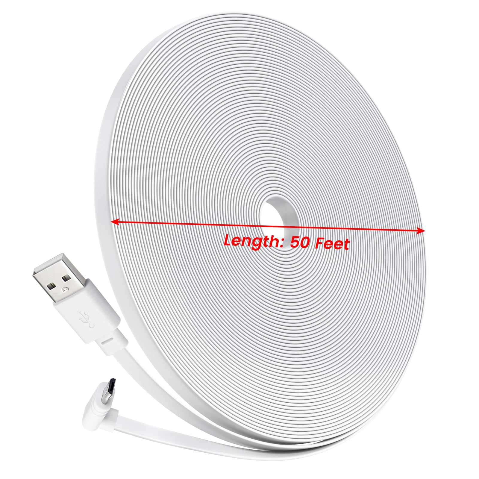 Foto 6 | Cable De Extensión De Alimentación Weishan De 15 M Compatible Con Wyze Cam Pan V3 - Venta Internacional.