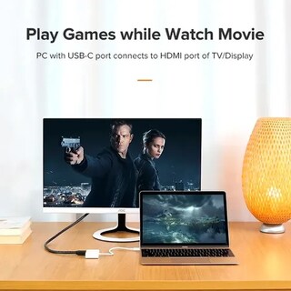 Foto 3 | Hub Adaptador Usb-c A Hdmi 4k+vga 2-1 Ugreen Blanco