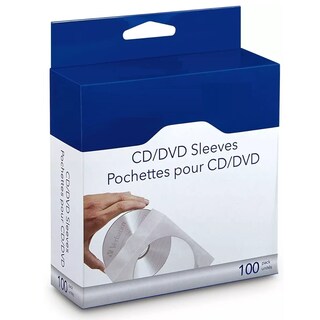 Foto 2 | Sobre para CD DVD Ventana Transparente Eo Safe Imports ESI-17077 Blanco 100 Piezas