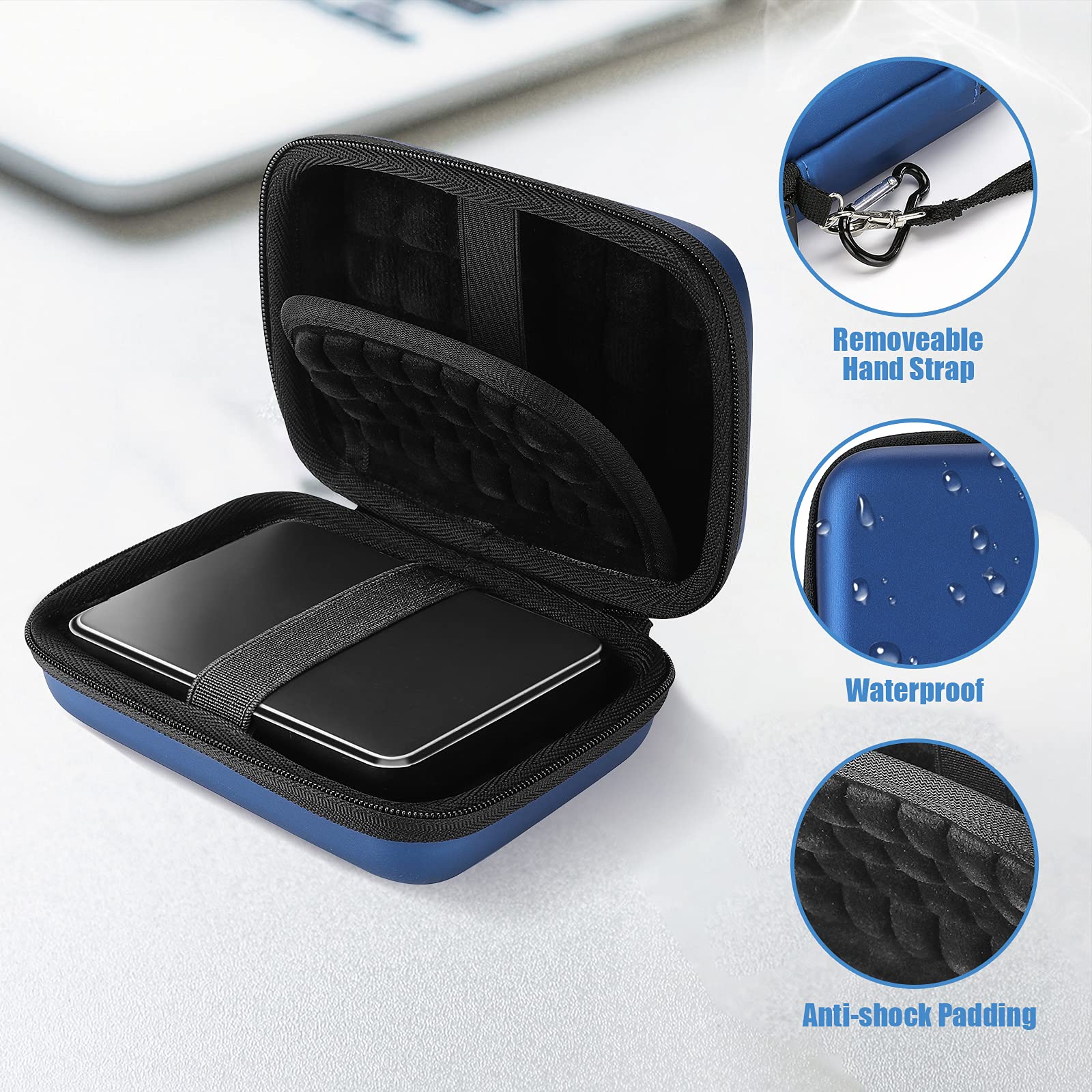 Foto 3 pulgar | Funda De Disco Duro Procase De 2,5 Pulgadas Para Elements Wd My Passport - Venta Internacional.